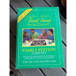 Vintage 1992 Trivial Pursuit Family Edition Card Set by Parker Brothers Board Gm